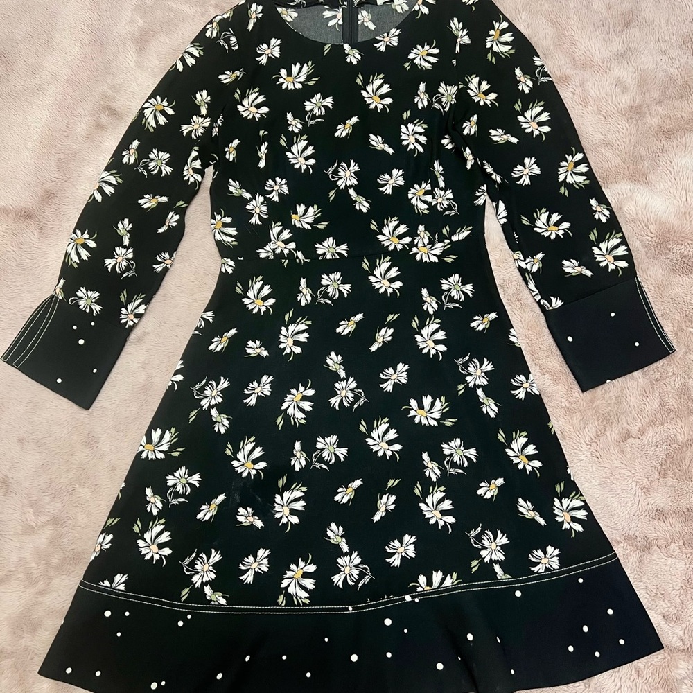 Veronika Maine Black Floral Dress